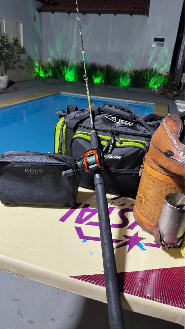 Vara de pesca p/ Carretilha