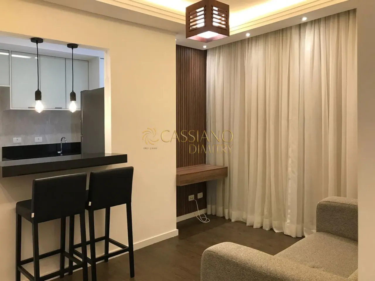 Apartamento para locação de 40 m² | 01 dormitório, 01 banheiro e 01 vaga de garagem | Edif