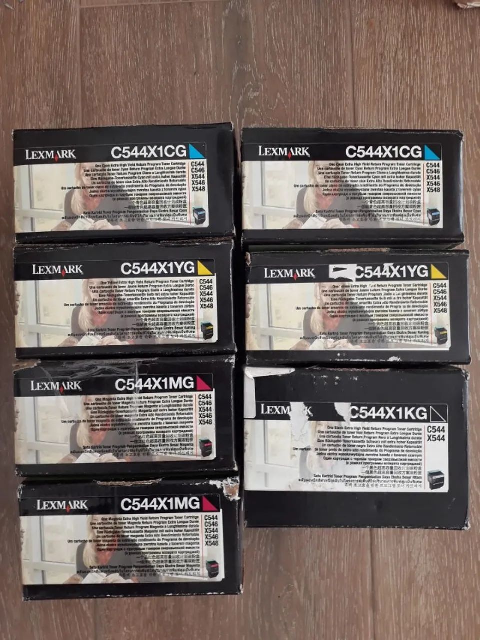 Toner cartucho para impressora Lexmark