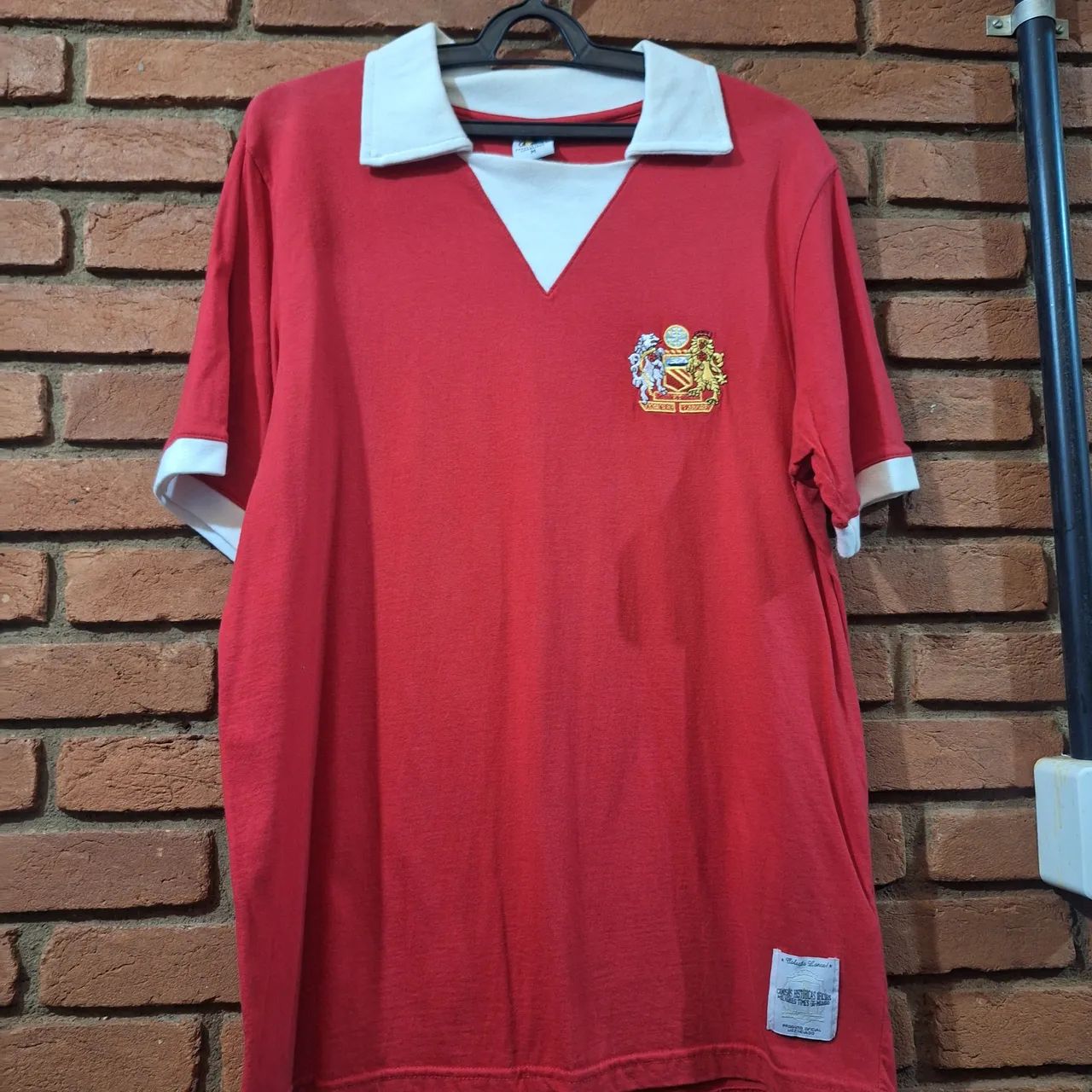 Camisa retro Manchester United Inglaterra lance!