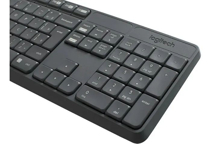 Teclado e Mouse Sem Fio Logitech MK235 - Combo -Kit -Conforto e Durabilidade -Loja Coimbra - Foto 2
