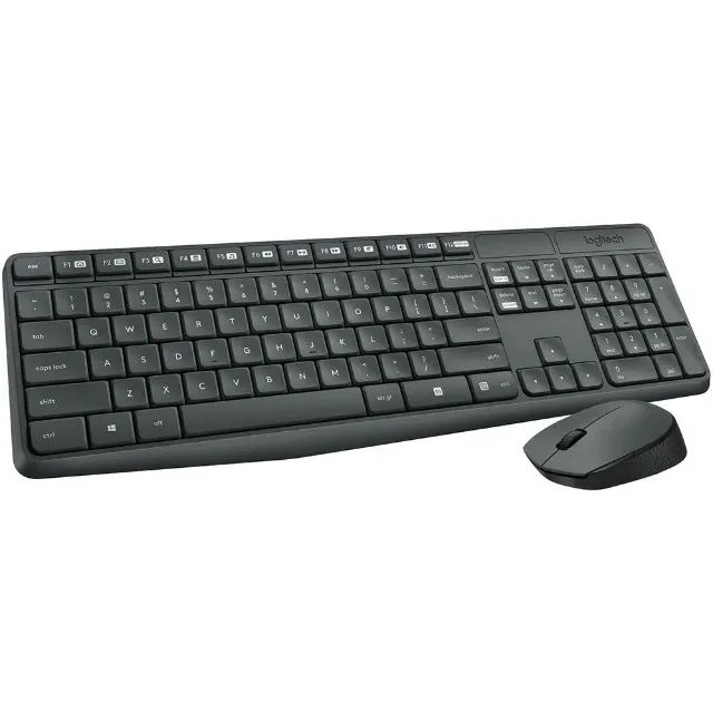 Teclado e Mouse Sem Fio Logitech MK235 - Combo -Kit -Conforto e Durabilidade -Loja Coimbra - Foto 4