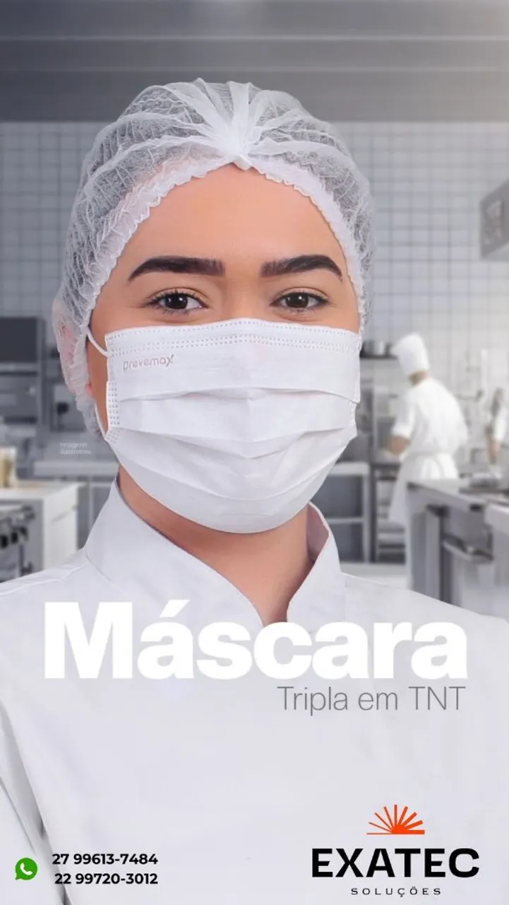 Marcará Tripla em TNT Embalagem 50 unidades