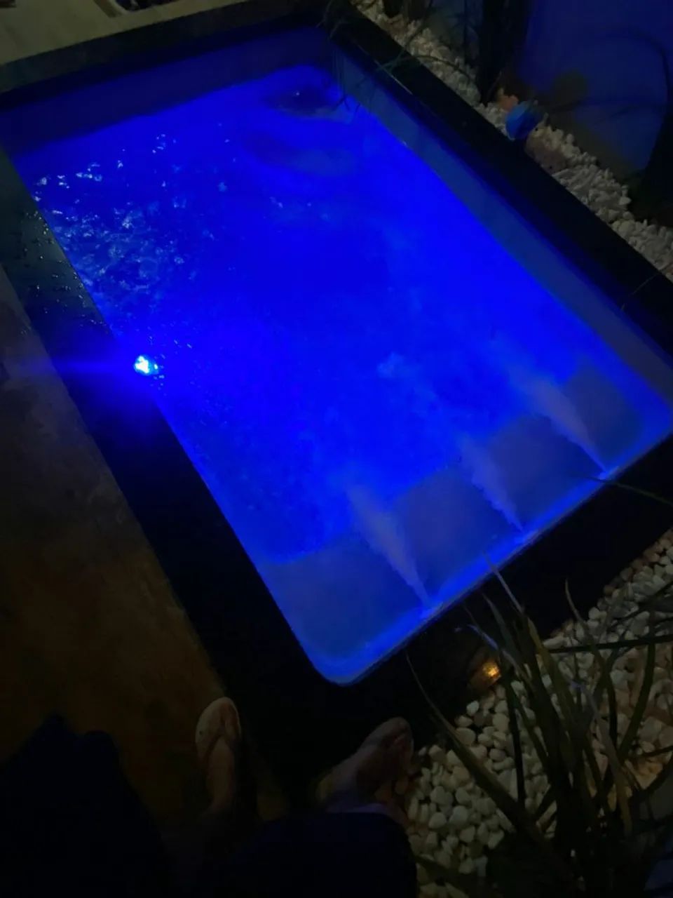 Piscina com iluminação LED 3x2 garantia de 15 anos 