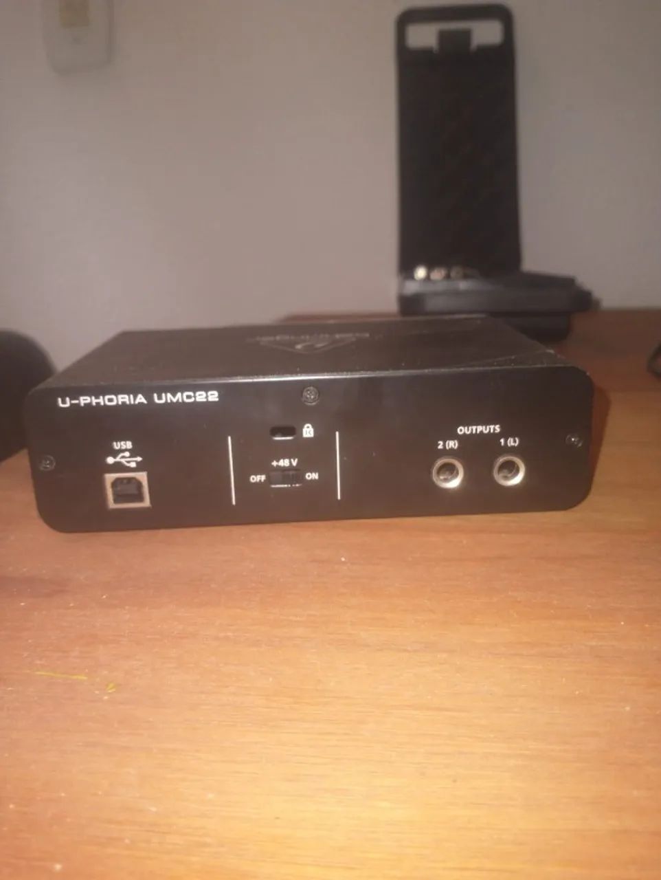 interface de audio+ microfone dinâmico+ adaptadore e cabos   - Foto 4