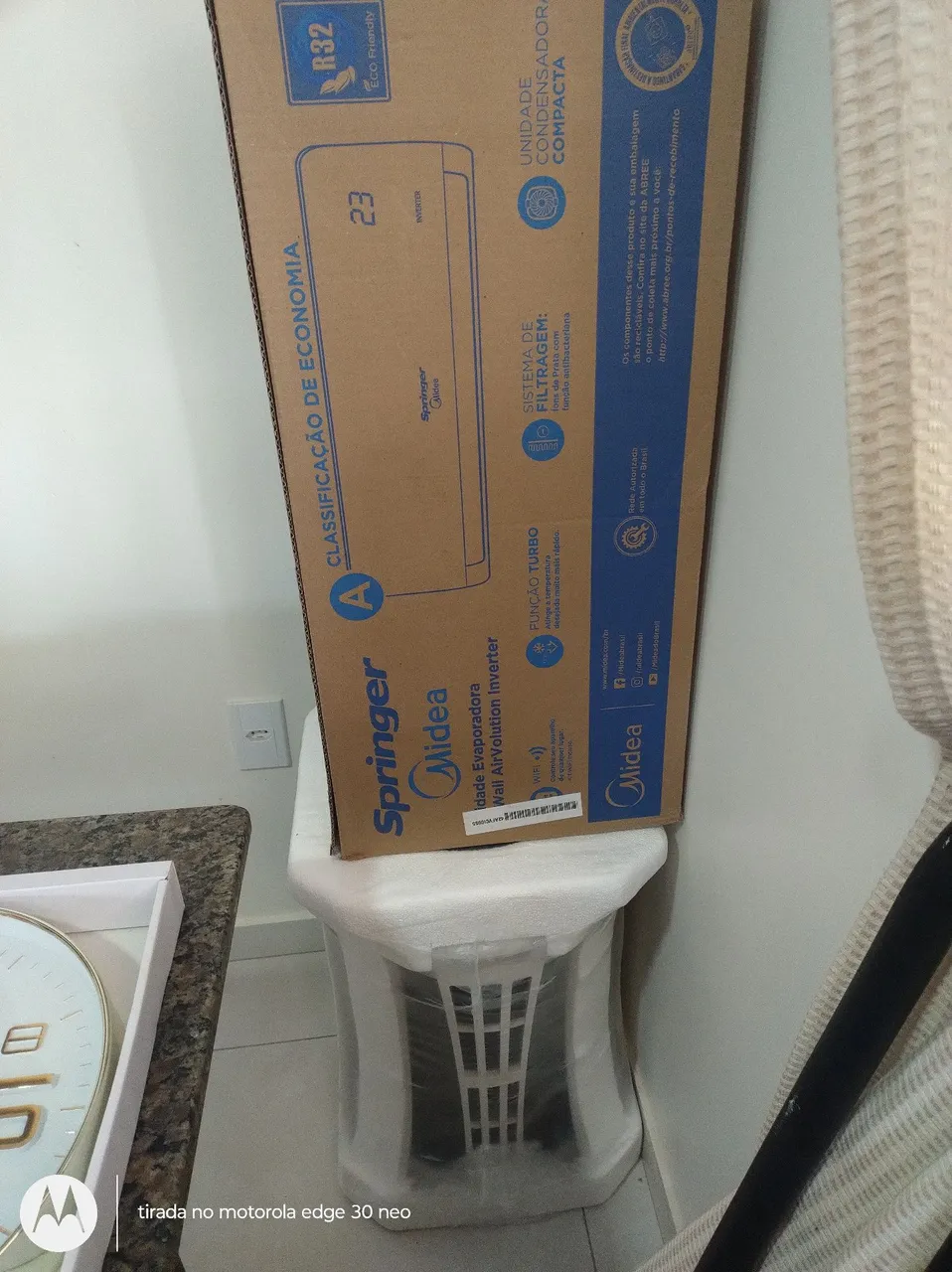 Ar Condicionado Split Inverter Springer Midea 9.000 BTUs novo zerado na caixa