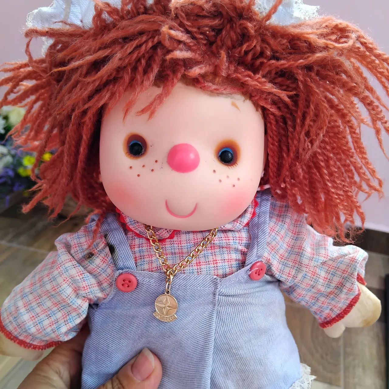 Boneca antiga sorveteiro 