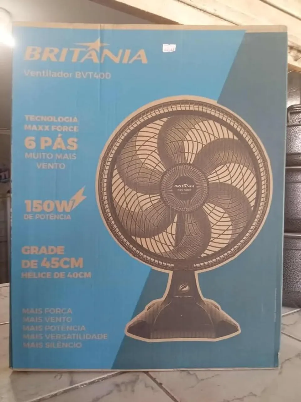 Ventilador Britânia BVT400 6 Pás 150W