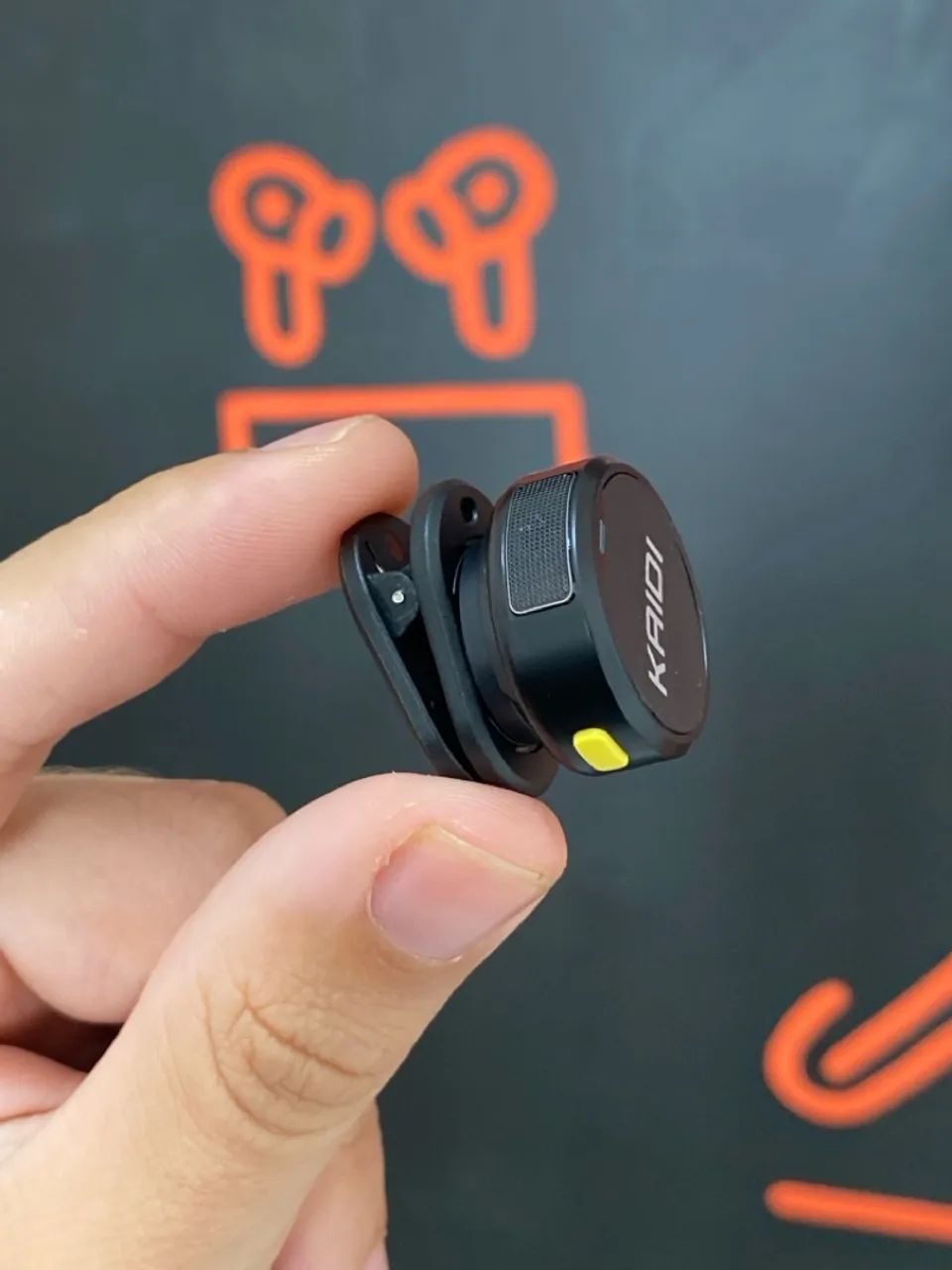 Microfone de Lapela Sem Fio KMF4-C Tipo-C - Foto 5