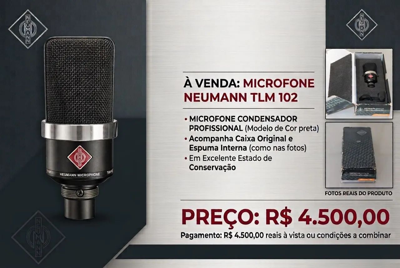 Microfone Neumann TLM 102