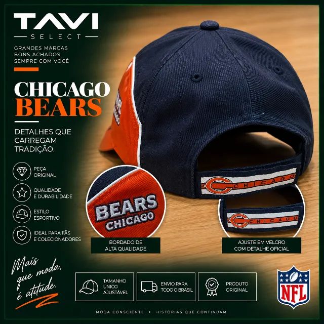 Boné Chicago Bears NFL - Reebok - Foto 2