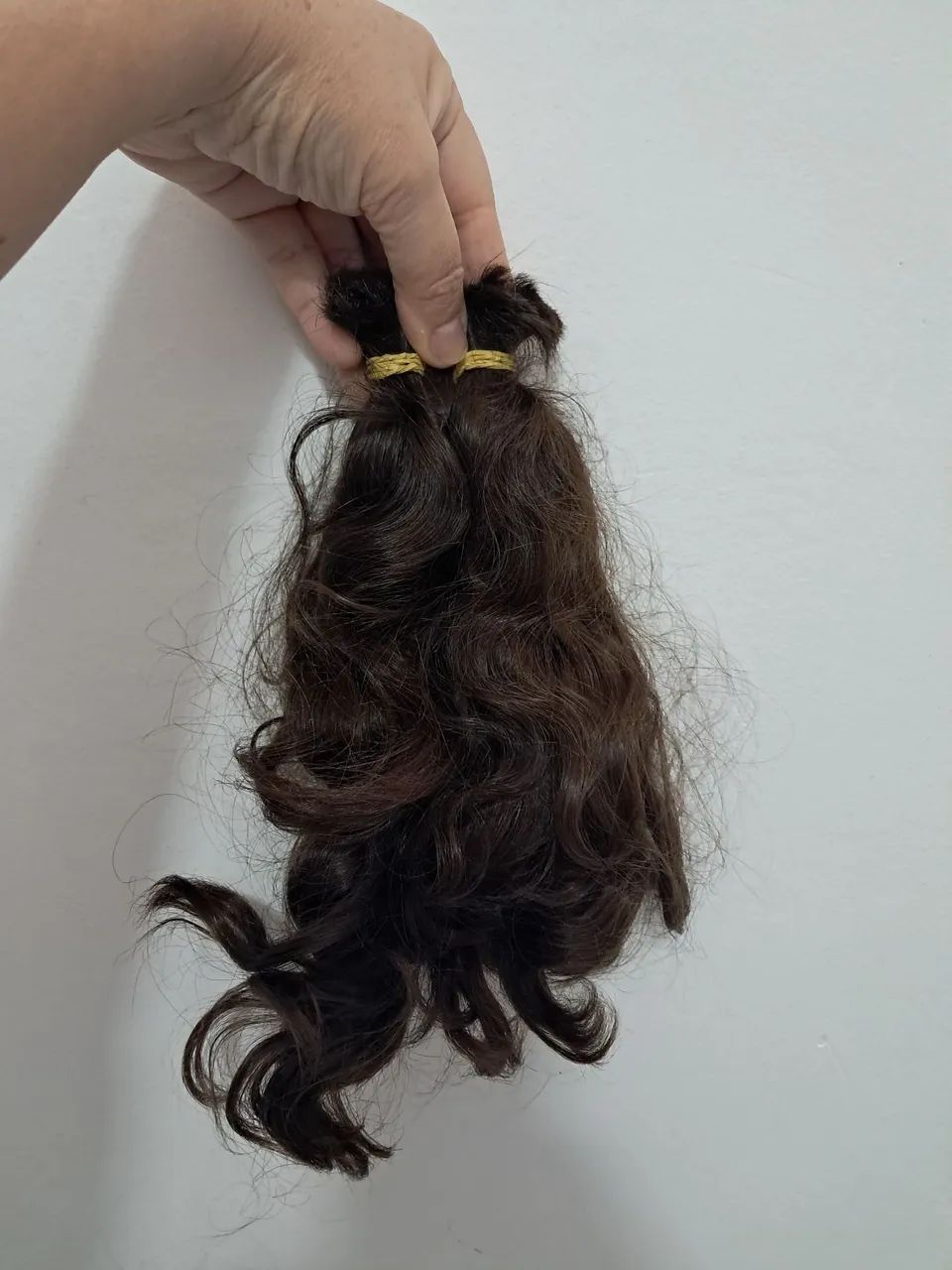 Cabelo humano natural.