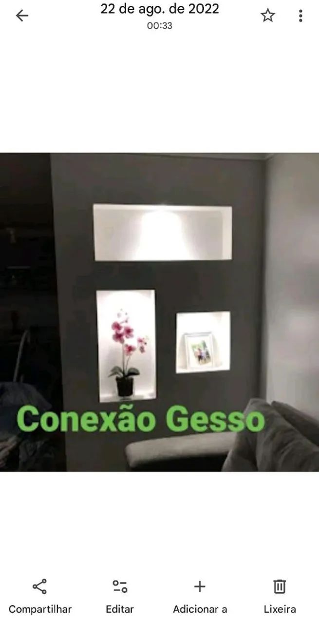 Serviços em gesso 