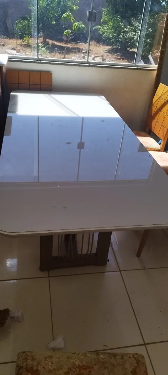 Mesa de jantar de vidro - Foto 4
