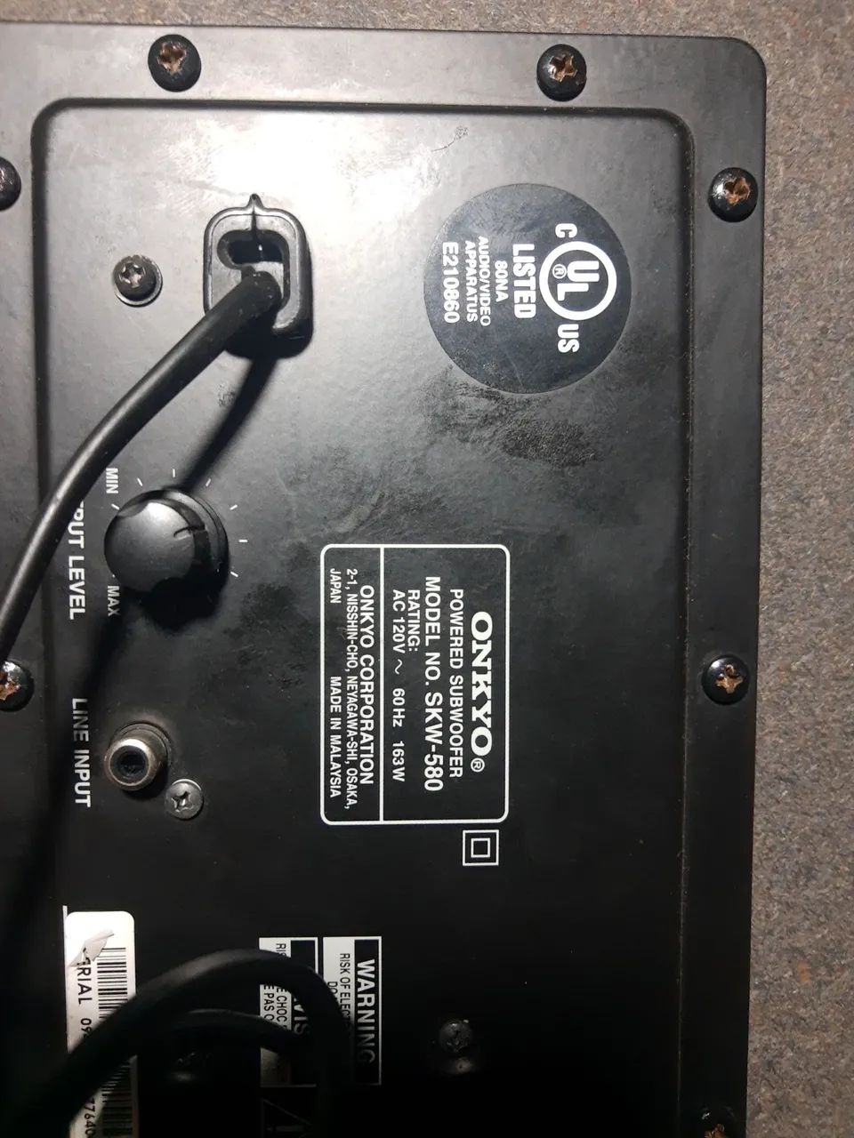 Subwoofer Onkyo skw-580 - Foto 3