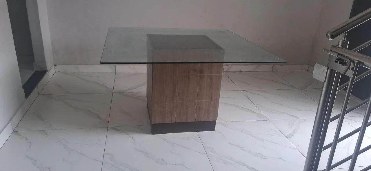 Mesa de  vidro de 8 lugares  - Foto 2