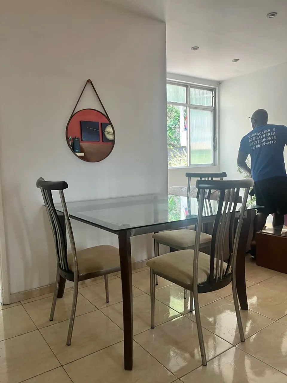 Mesa de vidro