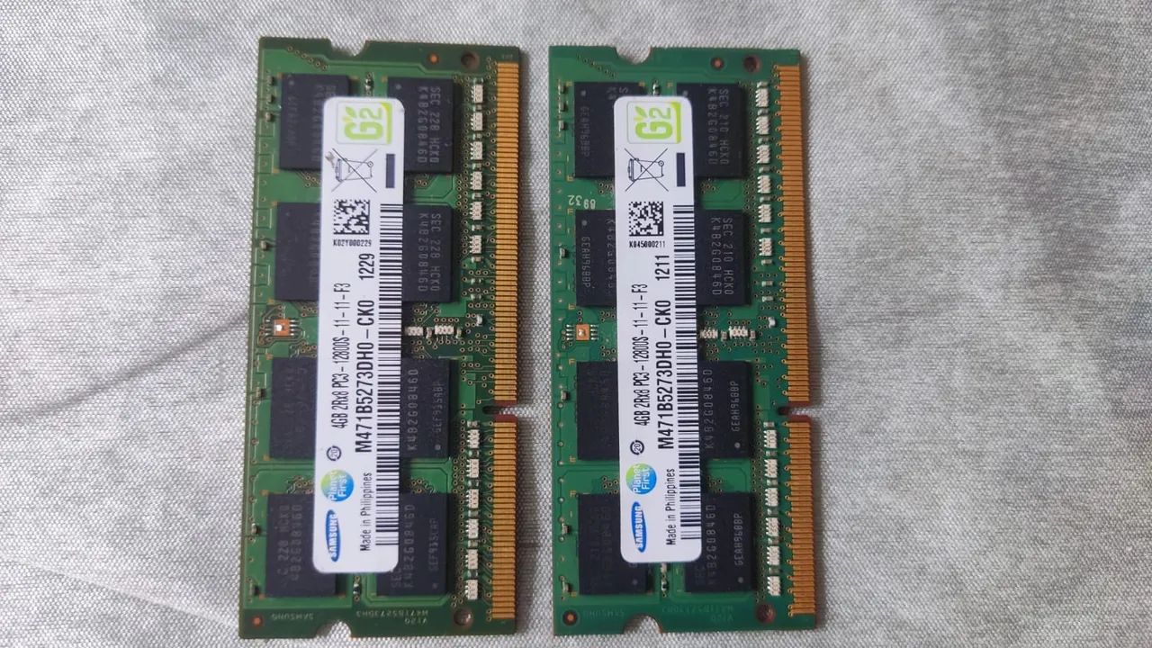 MEMORIA RAM SAMSUNG DDR3 2X4GB
