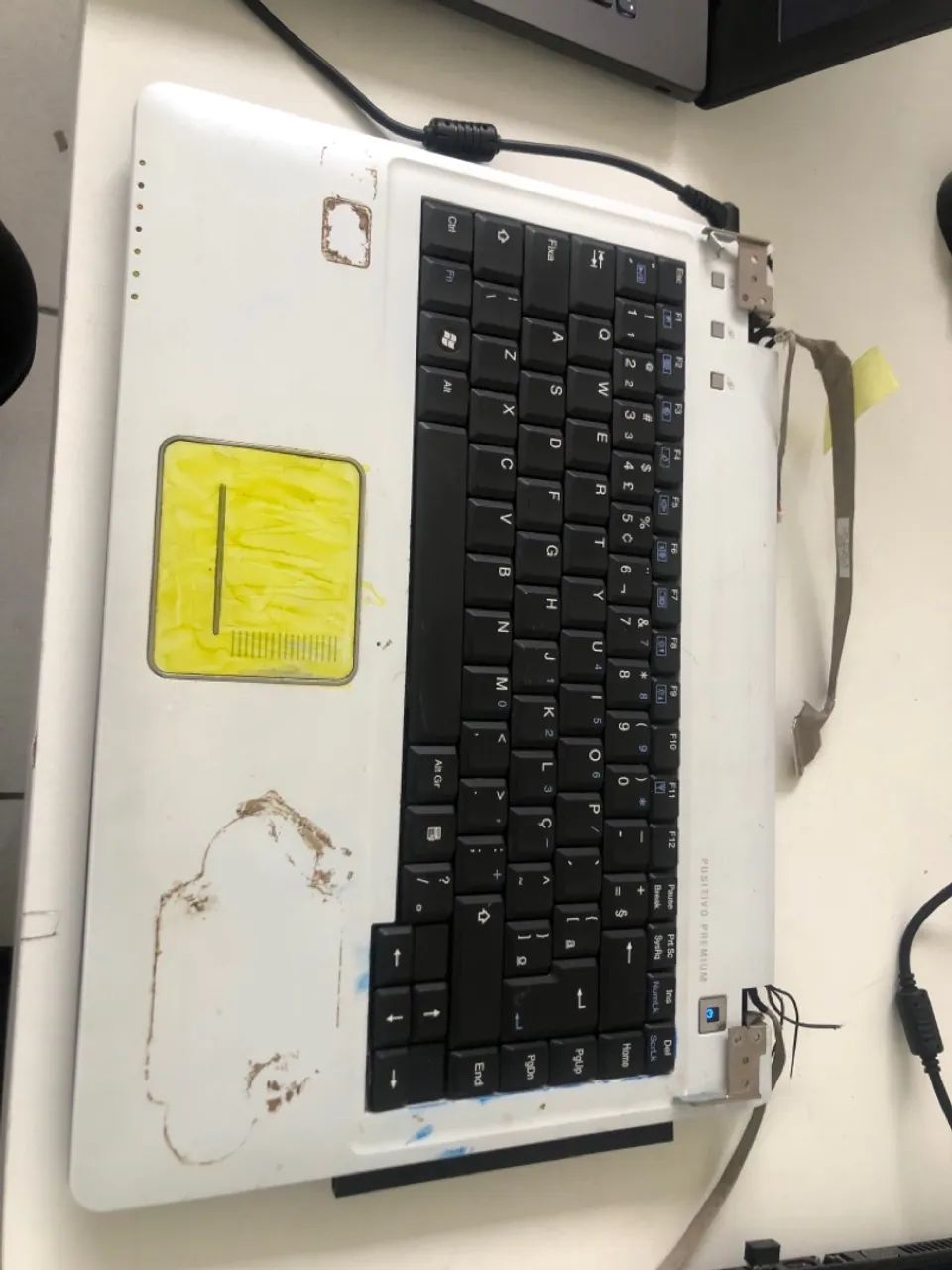 Carcaça positivo premium com placa ligando e teclado