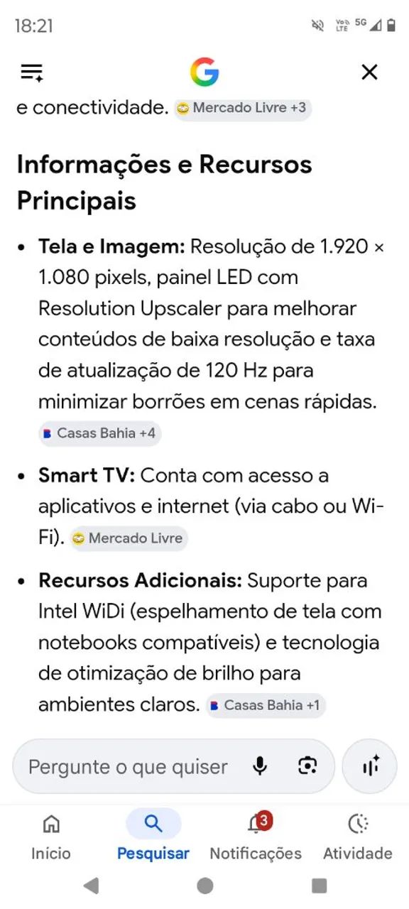 Tv LG 42 polegadas 