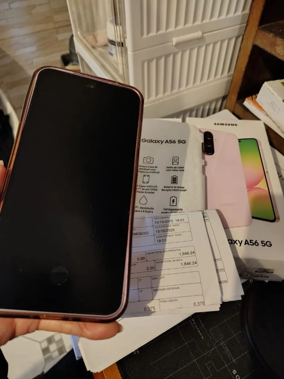 Samsung A56 128gb PERFEITO!!! - Foto 5