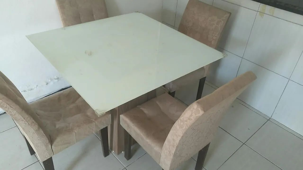 Mesa de vidro com película - Foto 3