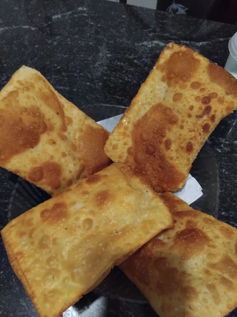 Pastel, coxinha e Hambúrguer 