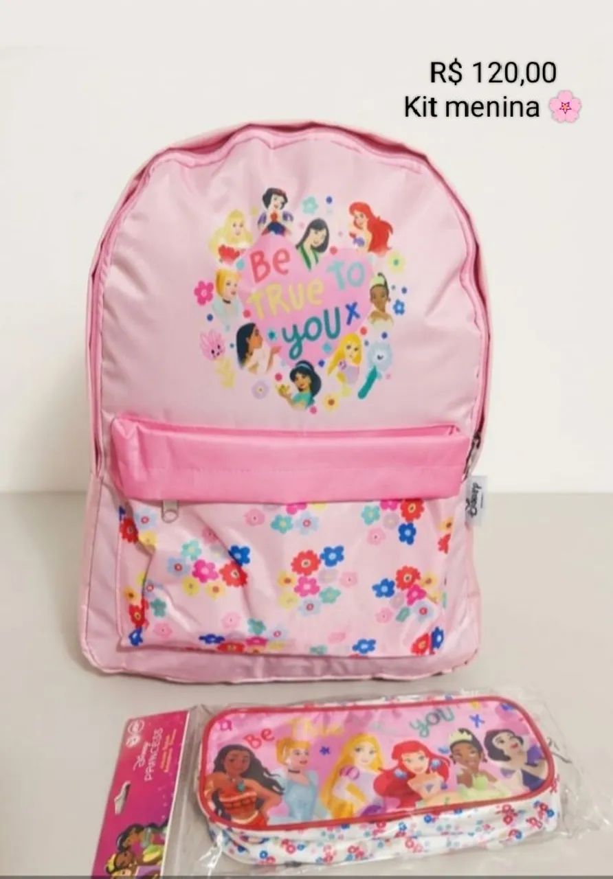 Kit mochila menina