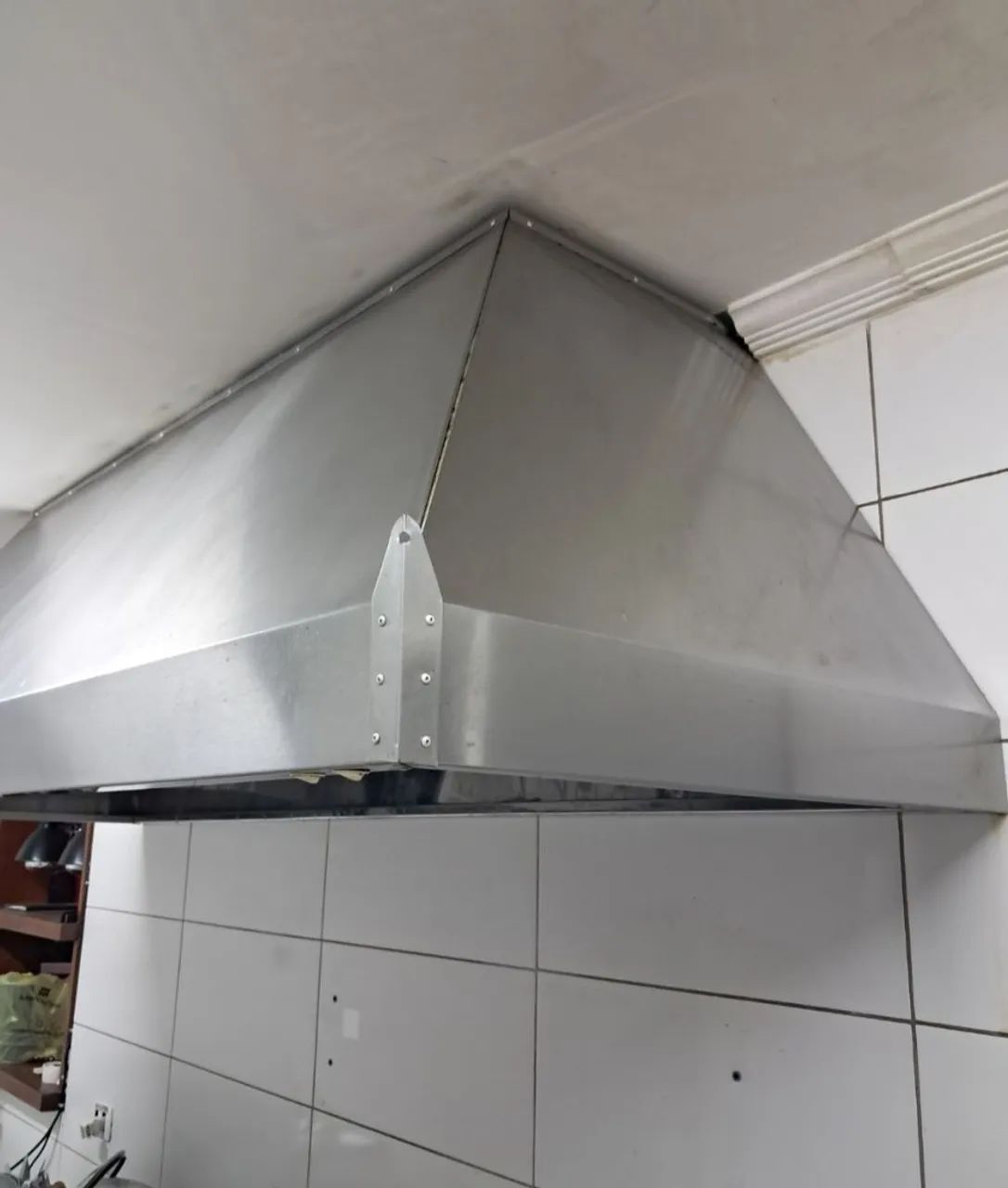 Coifa em inox autolimpante