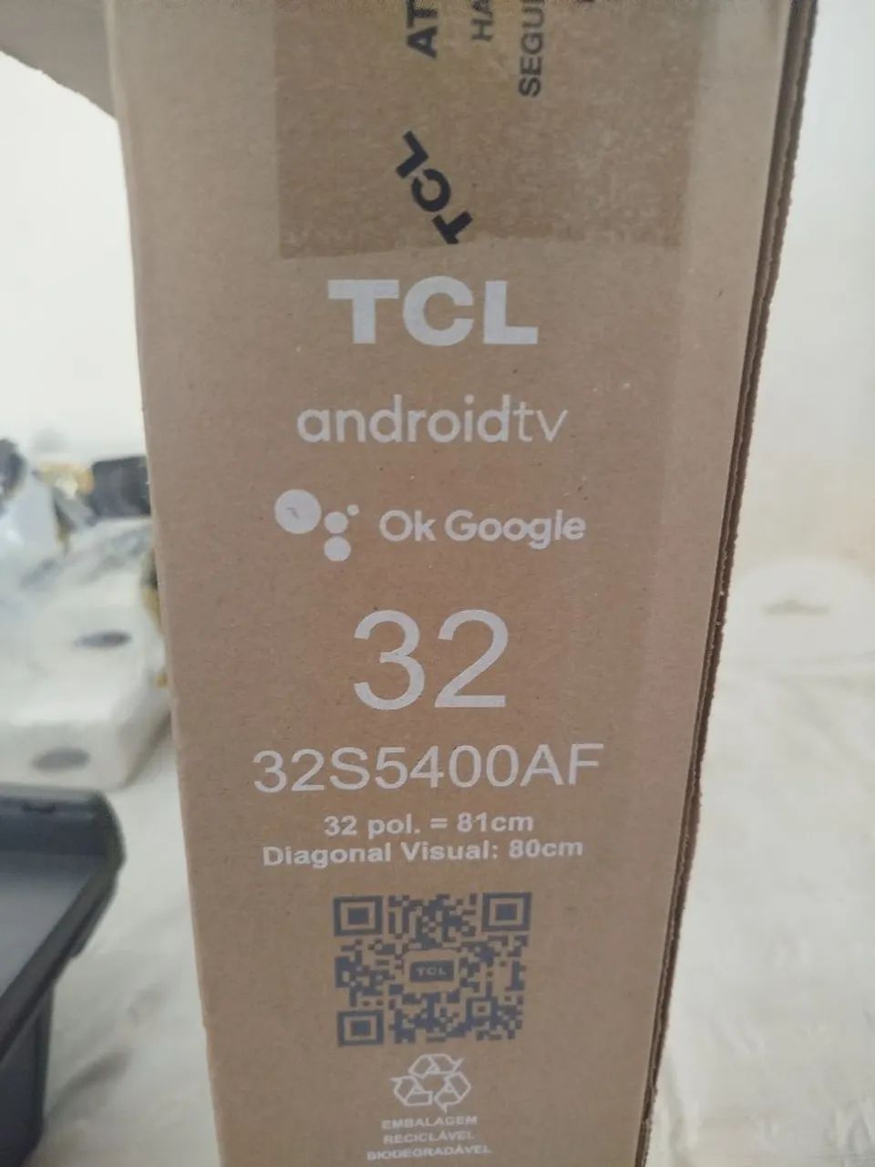 Tv TCL 32 polegadas Android tv com defeito  - Foto 2