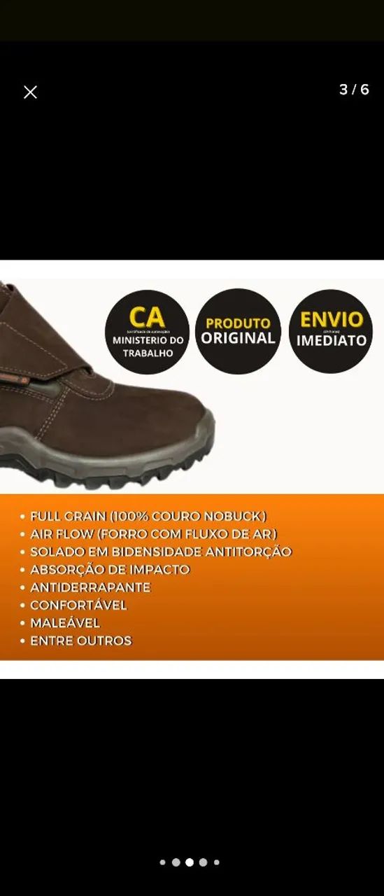 Botina bota segurança  - Foto 3