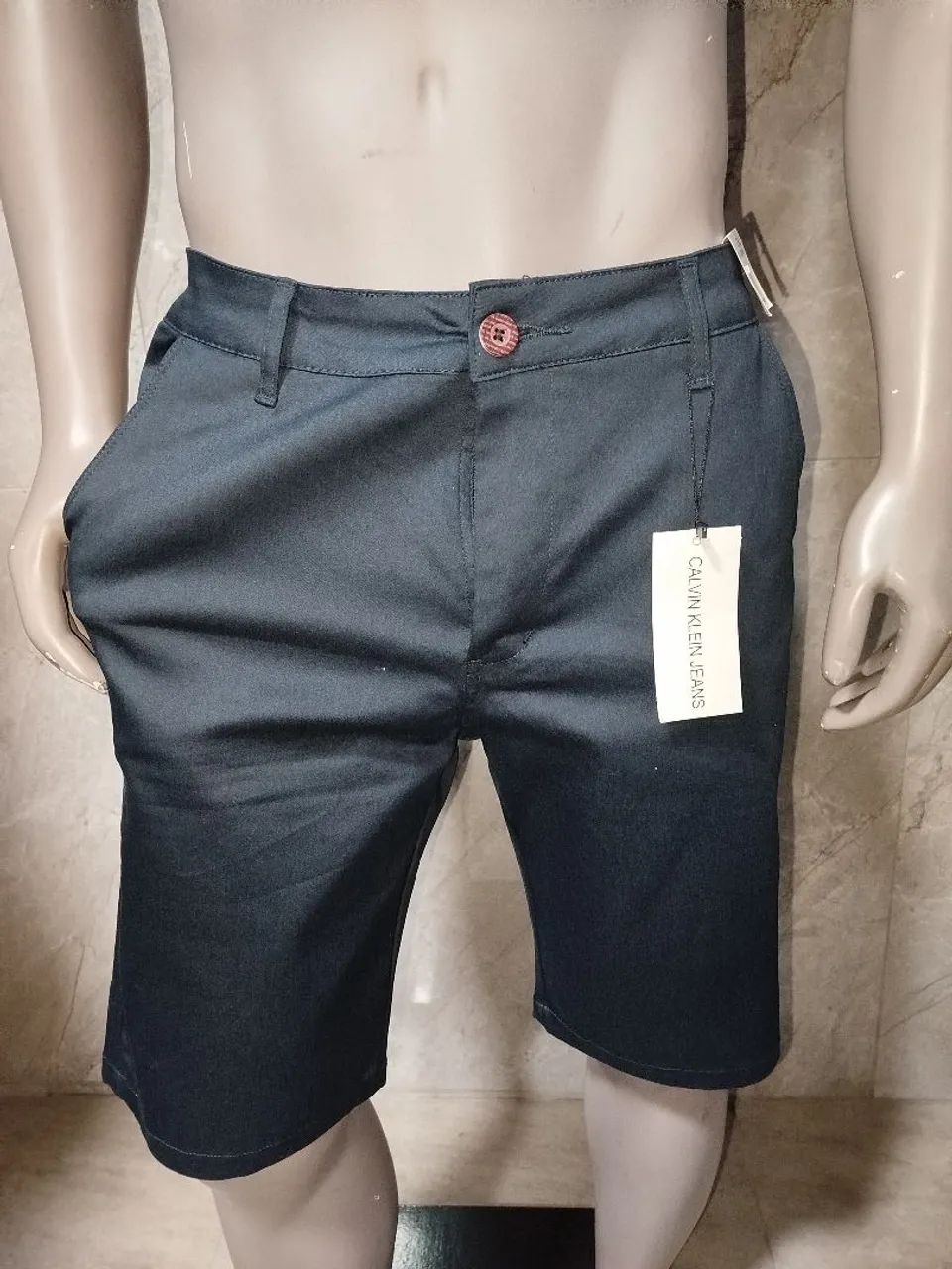 Shorts bermuda sarja Calvin  - Foto 4
