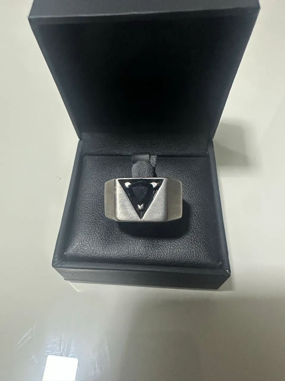 Anel Vivara Prata com Ródio Negro - Foto 3