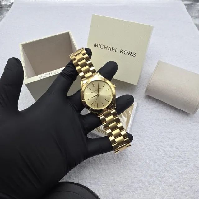 Relógio Michael Kors MK3179 Dourado 39mm Original - Foto 2