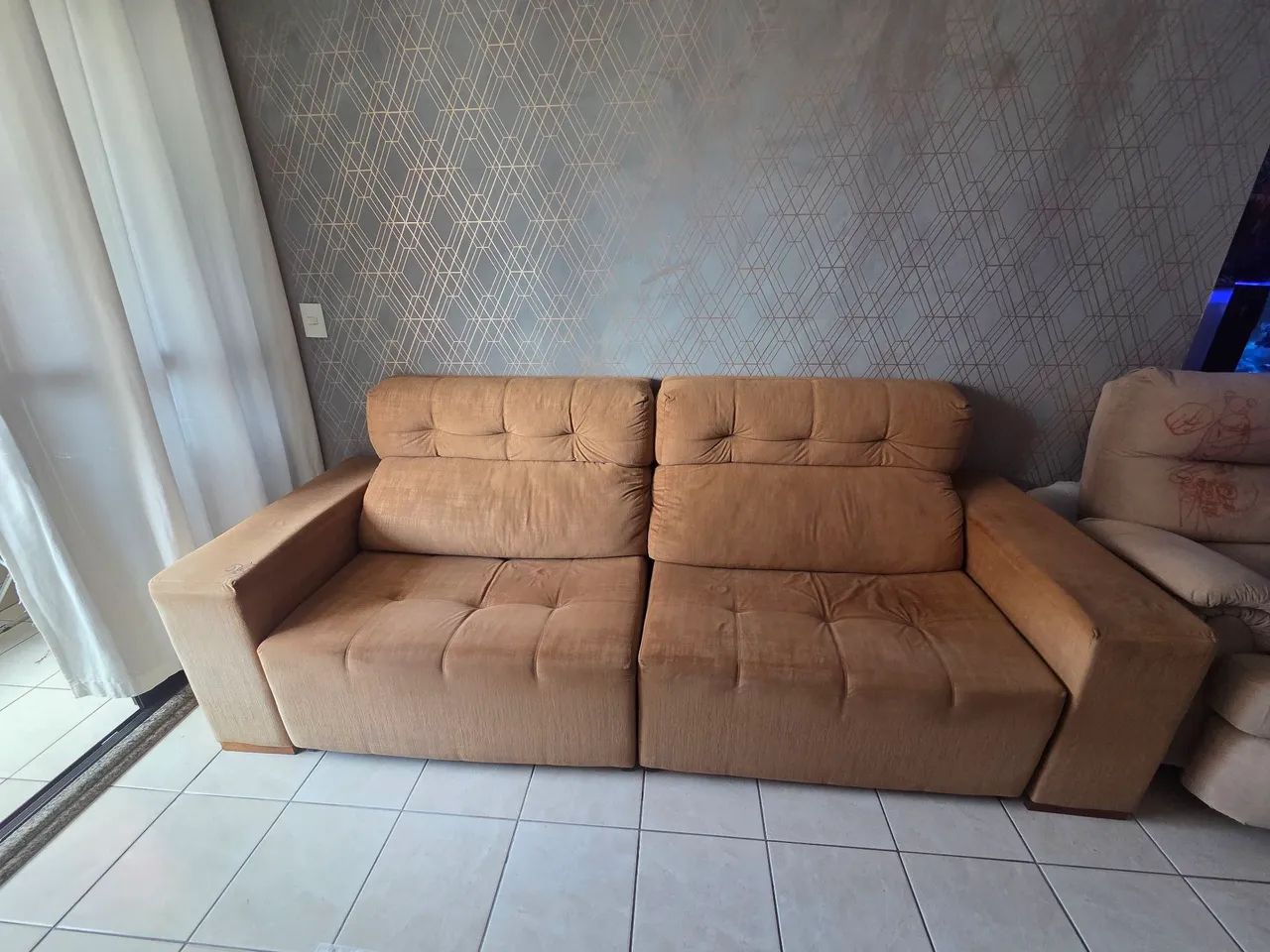 Sofá 3 lugares em Excelente estado de uso.  - Foto 3