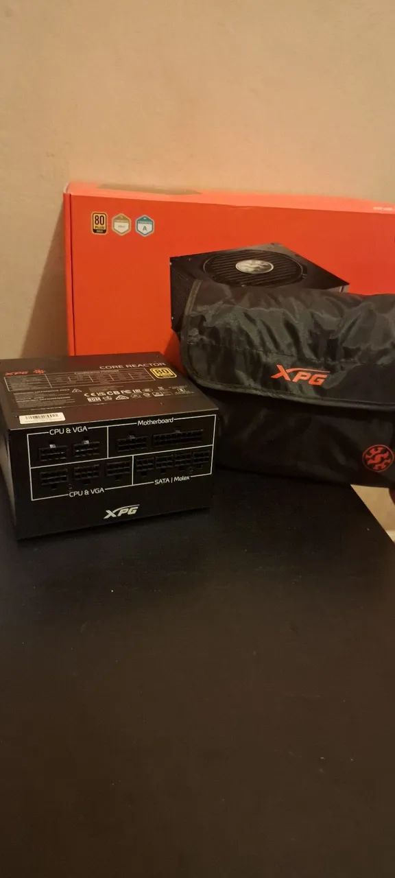 Fonte XPG Core Reactor 750w Full Modular - 80 plus Gold (Com caixa e acessorios) - Foto 2