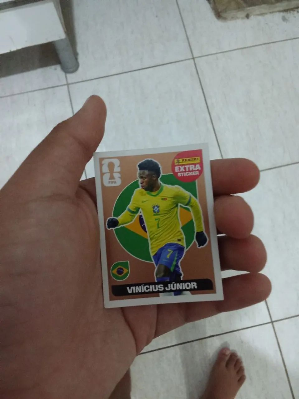 Vini Jr Dourado Figurinha Da Copa 2026 - Foto 3