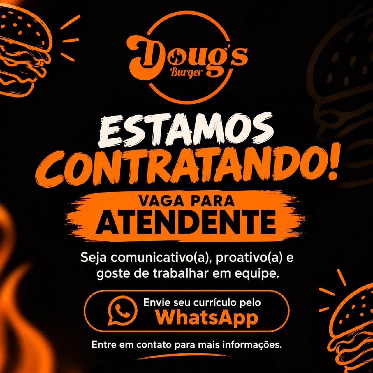 Vaga Para Atendimento! 
