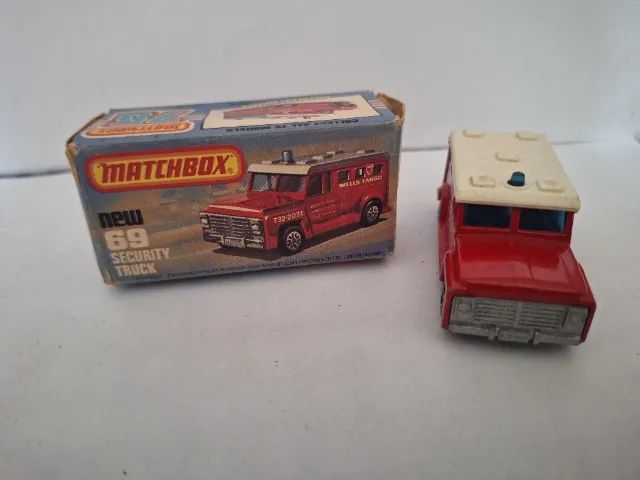 Carrinho Matchbox Antigo Security Truck