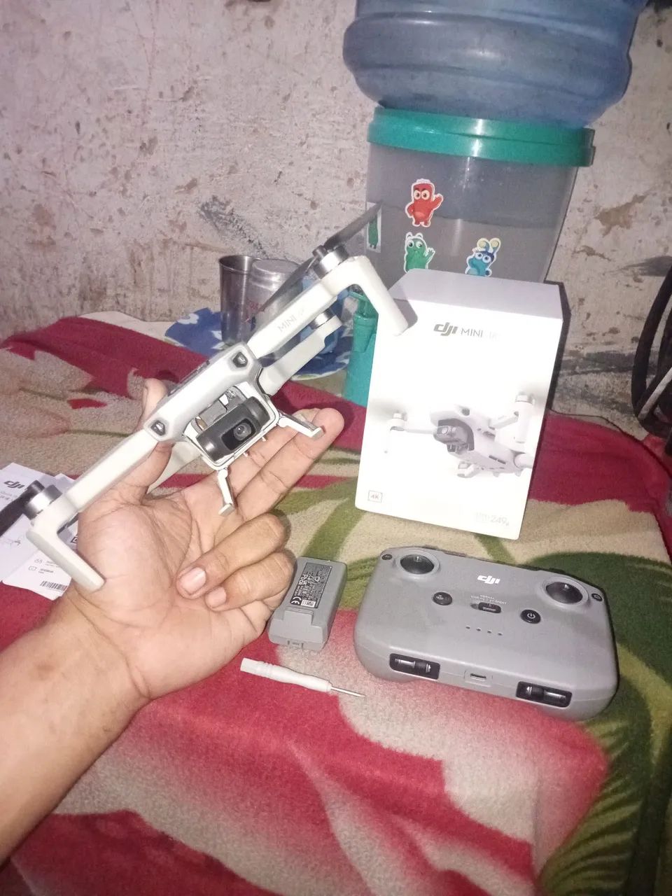 Drone dji mini 4k funcionando perfeitamente estandarte  - Foto 3