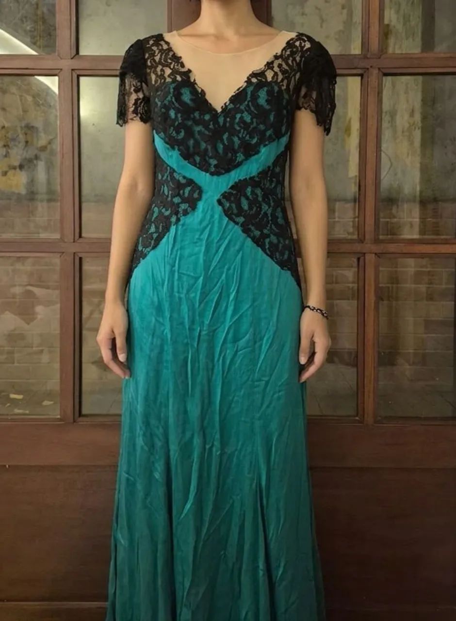 Vestido longo de festa 