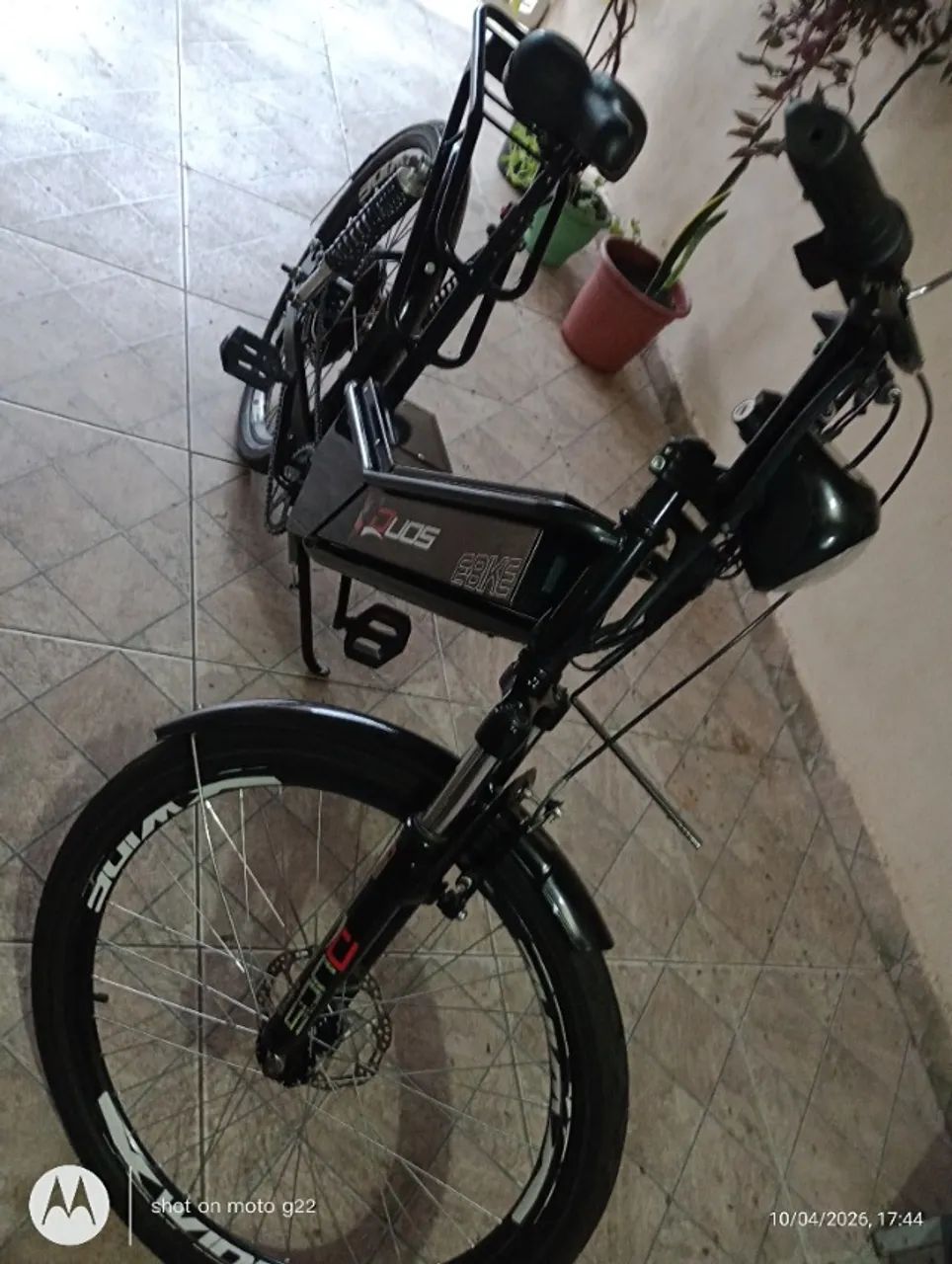 Bicicleta Elétrica Duos Full Preta  - Foto 4