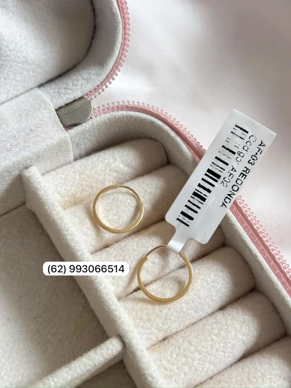Brincos de ouro 18k