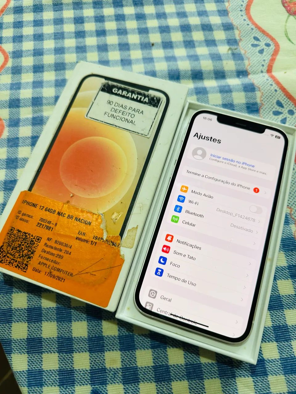 iPhone 12 de 64G Com caixa (único dono )  - Foto 2