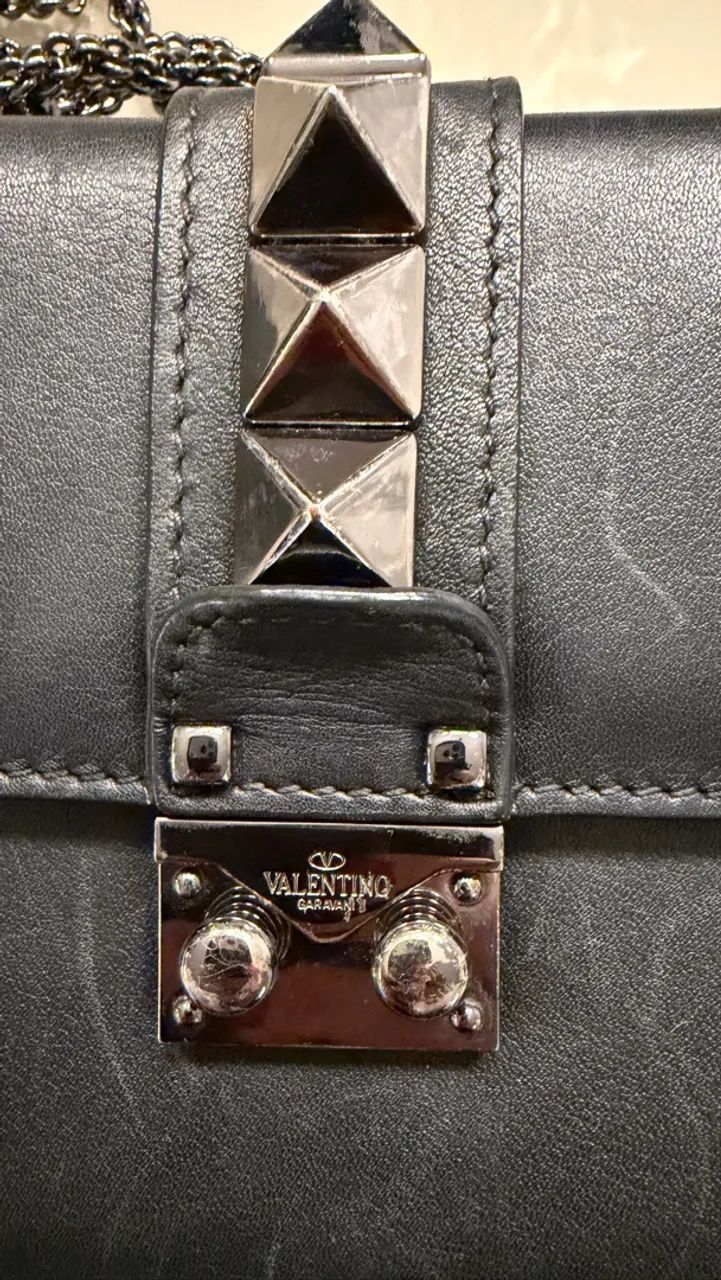 Bolsa Valentino Rockstudi Lock Mini - Foto 5