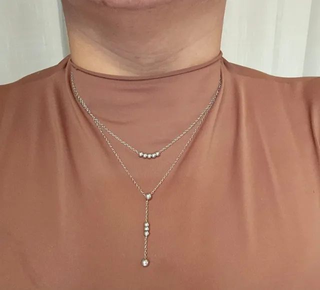 Conjunto de Corrente + 3 pares de brincos em Aço Inox - Foto 2