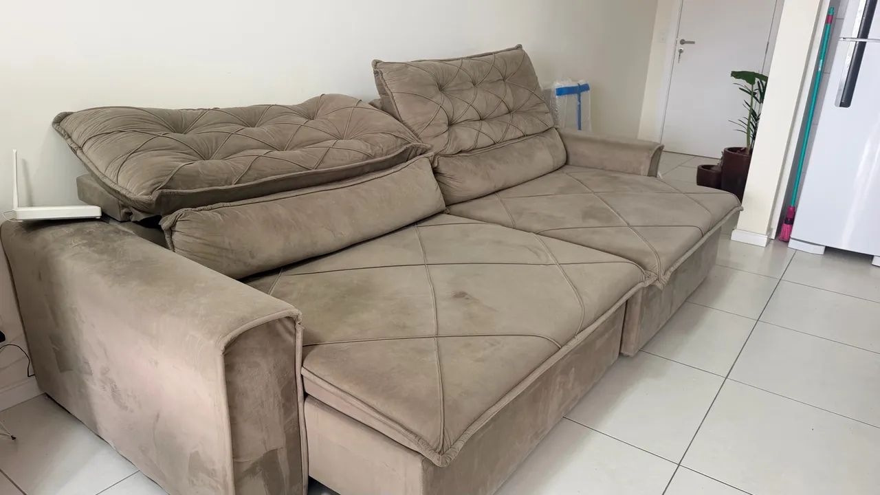 Sofá reclinável 3 metros  - Foto 4