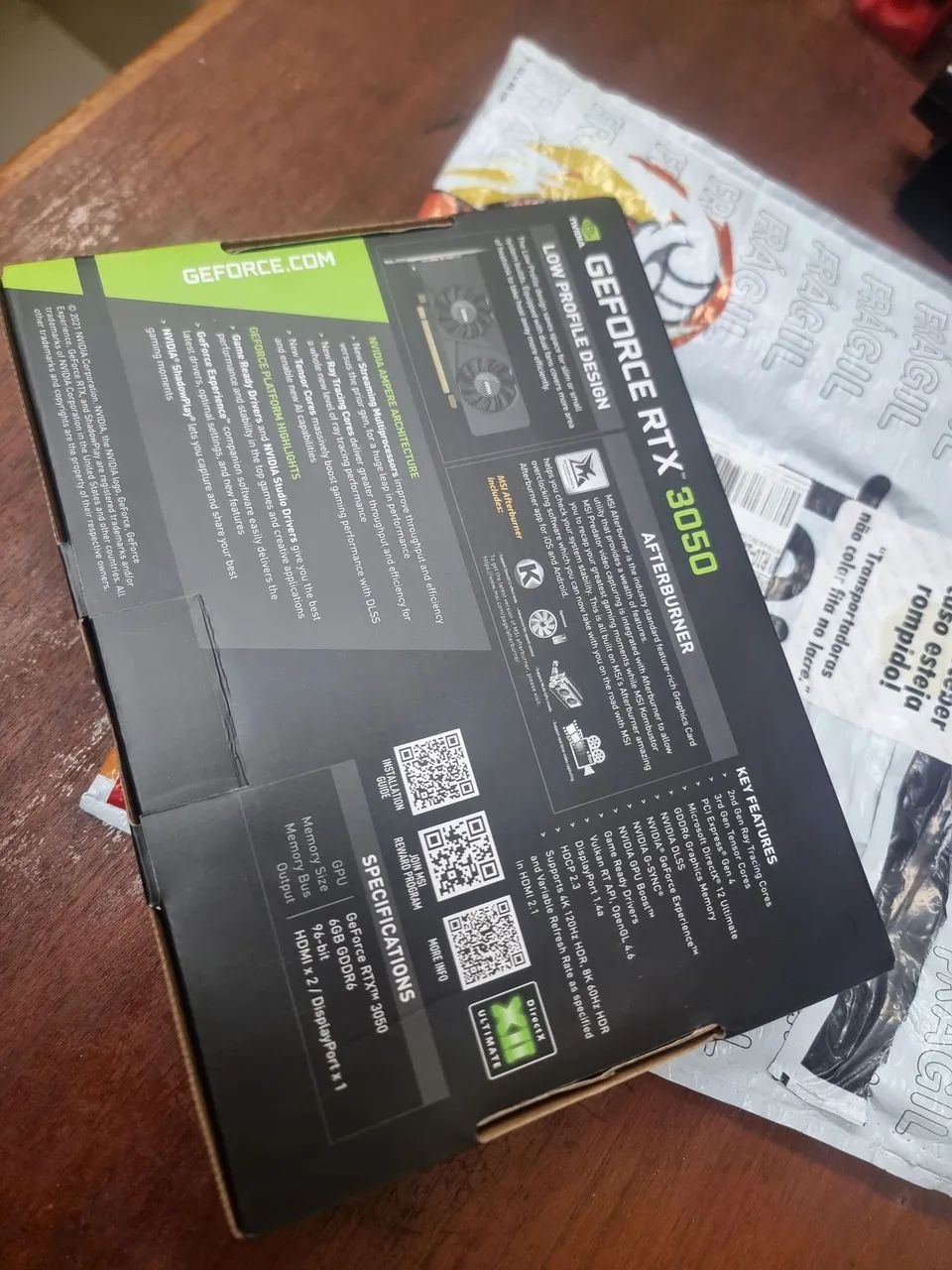 Troco placa de vídeo Rtx 3050 nova  - Foto 2