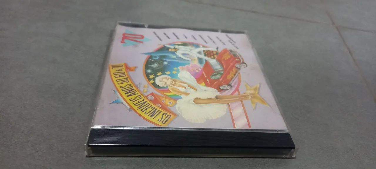 CD Os incríveis anos 50, 60 e 70 original 