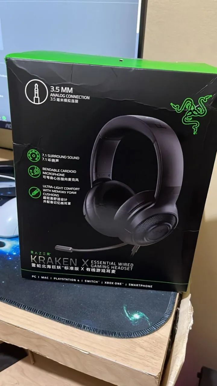 HEADSET RAZER KRAKEN X